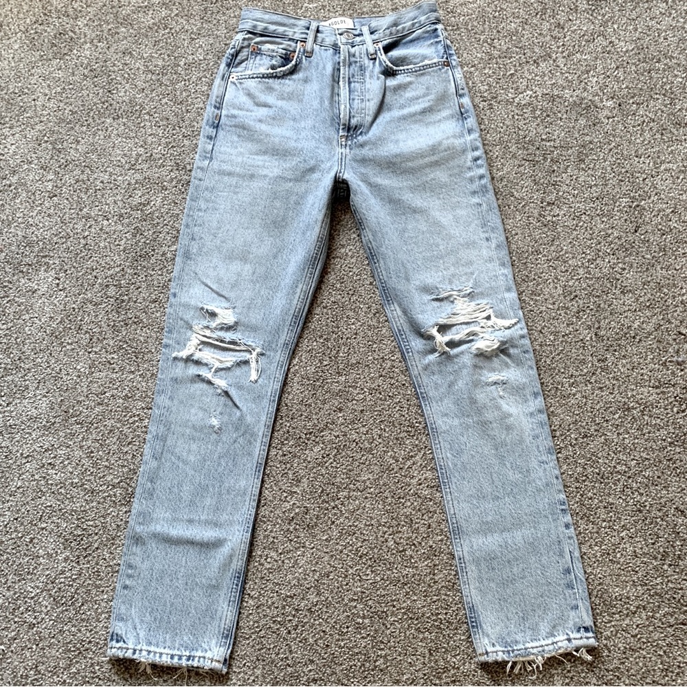 Agolde Riley crop jeans Sz 22